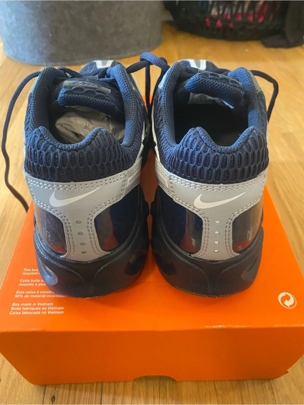 NEW Nike Air Max Torch 4 Men's Shoes Obsidian/Wolf Grey/White Shoes